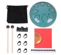 6 Inch Drum with 11 Notes Designed for Yoga and Focus Crafted in Steel for Durability and Portability Relaxation Tool