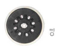 6 Inch Polishing Disc with 17 Holes | ABS Hook Loop Sanding Backing Pad | Low - Debris Polishing Pad for Cars/Furniture/Hardware | 7.5mm Center Hole, 13mm Thick