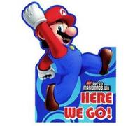 6 Invitations Anniversaire Super Mario Bros Blanches G