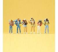 6 jeunes voyageurs-HO-1/87-PREISER 10296