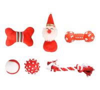 6 Jouets dans une chaussette pour Noël, jouet pour chien