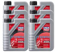 6 L LIQUI MOLY huile moteur Moto 2Takt Synthétique Street Race Api TC Iso L-EGD