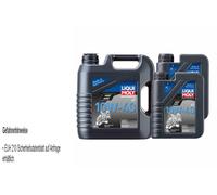 6 L Liqui Moly Huile Moteur Moto 4Tact 10W-40 Basic Street API SL JASO MA2
