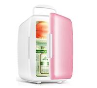 6 L Mini Réfrigérateur Pour Chambre À Coucher 8 Peut Réfrigérateur De Table Réfrigérateur Compact Pour Soins De La Peau Chauffe-aliments Et Refroidisseur De Boissons Pour Coucher, Dortoir, Voiture ( C