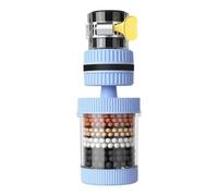 6-Layer Faucet Water Filter - 360° Swivel Purifier Attachment | Kitchen Sin | 6-Stage Advanced Filtration System, 360-Degree Rotating Nozzle, Compact 4.72x1.57 Inch ABS Body, Multi-Fit Round Spout Adapte
