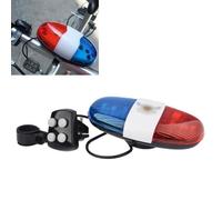 6 LED 4 sons de tonalité sonnette klaxon de cycle Électronique Lumière de Voiture police