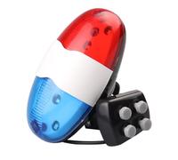 6 Led Clignotantes Pour Bicyclette, 4 Sons, Sirène De Police, Trompette, Klaxon, Sonnette, Phare Arrière De Vélo De Route, Vtt, Étanche, Accessoire