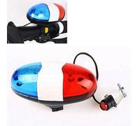 6 Led Clignotantes Pour Vélo, 4 Sons, Sirène, Trompette, Sonnette, Feu Arrière De Vélo, Étanche, Pour Vtt, Vélo De Route