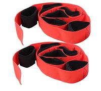 6 Legged Race Bands for Outdoor Team Games, Cooperative Foot Race Bands with Hook and Loop Fasteners, Nylon Webbing Tram Game for Family Gatherings, School Activities, Birthday