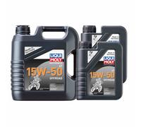 6 Litre LIQUI MOLY huile moteur Moto 4-Takt 15W-50 Offroad Api Sn Plus Jaso MA2