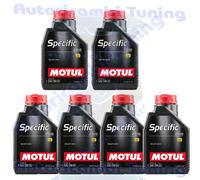 6 Litres D'Huile Moteur Auto Motul Spécifique 2010 0W20 ACEA C5 PSA B71 2010