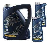 6 litres d'huile moteur d'origine MANNOL SAE 30 4 ATT AGRO API SG
