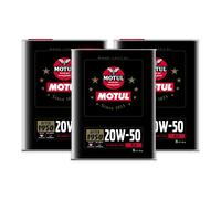 6 Litres Huile Moteur MOTUL Classic 20W-50 Minérale Voiture D'Époque Api Sf / Cc