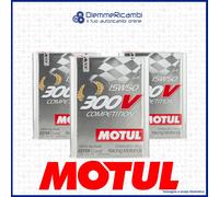 6 Litres Huile Motul 300V 15W50 Competition Ester Core - Racing Motor Oil