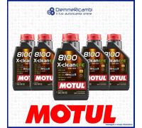 6 Litres Huile Motul X-Clean Efe 5W30 - C2/C3 - LL04 - Dexos X - 229.52 -vw