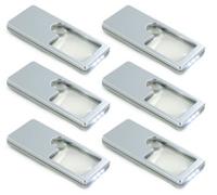 6 loupes de lecture x3 / x7 avec mini lampes LED Pearl
