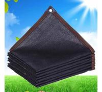 6 m Angle droit Sun Shade Sails Patio Mesh Shade Sail Netting Outdoor Protection Noir 5 x 7 m