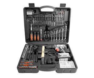 (6) Maletin herramientas con destornillador recargable 20 V