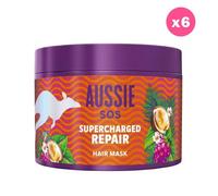 6 Masques Cheveux Réparation 500ml - Aussie