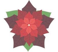 6 matrices de découpe Etoile de Noël 10,8 cm - Artemio G