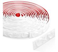 6 Mètres Modanatura per Pareti Stacca e Incolla, Modanatura 3D per Soffitto, Modanatura Decorativa per Cornici di Specchi, Telai di Porte, Soffitti, Decorazioni per La Casa(Blanc)