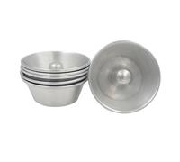 6 mini moules à savarin aluminium 8 cm