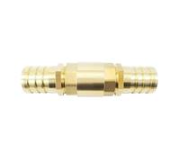 6 mm, 8 mm, 10 mm, 12 mm, 14 mm, 16 mm, 19 mm, 25 mm, 32 m, tuyau cannelé, laiton vertical, ressort de levage, clapet anti-retour unidirectionnel pour l'eau (taille : 16 mm)