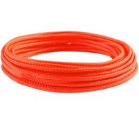 6 mm Braided Cable Sheath Expandable PET Cable Sleeve Wire Storage Cable Cover Soft Electrical Cable Management Flexible Cable Protection Tube Hose Orange 5 Metres