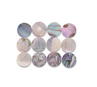 6 mm Touche marqueurs incrustations Ormeau Autocollant point de Mark pour guitare et basse 12/20 Lot de 12