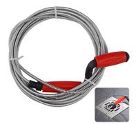 6 Mm x 5 M Spirale Furet Deboucheur Canalisation pour Bouchons Tenaces,Furet Plomberie pour Salle de Bain et Résidus Alimentaires de Cuisine,Furet WC pour Lavabos, Canalisations, Baignoires, égouts