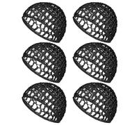 6 Morceaux De Capuchon De Cheveux En Mailles, Chapeau En Tricot, Chapeau Pour Femmes, Chapeau De Maison, Adapté Au Sommeil, À La Beauté Et À La Vie Quotidienne.