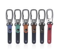 6 Morceaux De Clés De Voiture, Porte-Clés en Cuir, Pendentif Simple Et Polyvalent, Accessoires Clés.