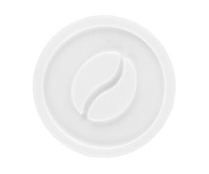 6 moules en silicone décor mini coffee 7 cm Silikomart