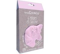 ScrapCooking - Moules en silicone Licorne - Lot de 6
