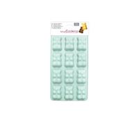 6 moules en silicone oursons guimauve-chocolat