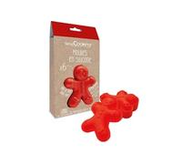 ScrapCooking Coffret 6 moules en silicone Bonhommes Pain d’Épices – Aptes four & lave-vaisselle