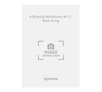 6 Musical Miniatures Nr 3 - Boat Song - BOOK
