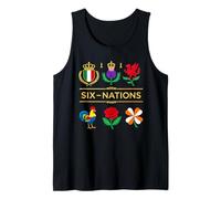 6 Nations Rugby Tournoi Six Nation's Rugbyman Supporter Fun Débardeur