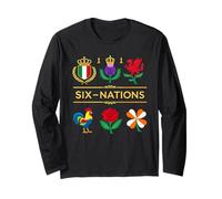 6 Nations Rugby Tournoi Six Nation's Rugbyman Supporter Fun Manche Longue