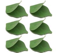 6 Notes Autocollantes (300 Feuilles) Bloc-Notes Post-It Green Leaf Rappel Autocollant Pour Éviter L'oubli, Adapté Au Bureau, À L'école Et À La Maison
