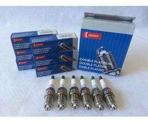 6 nouveaux Denso double platine Multi Sol Spark Plugs Pk20tr11 # 3253