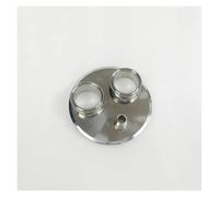 6" OD167mm Tri Clamp Extraction Blind Plate with 2" Ferrule Clamp * 2 and 1/2" MBSP