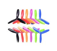 6 ou 12 paires d'hélices à nez arrondi 5045 à 3 pales CW/CCW for quadricoptère de course FPV 250 ZMR210 250(12pairs Multi)