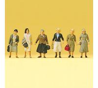 6 Ouvrières - HO 1/87 - PREISER 10365