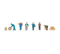 6 Ouvriers avec accessoires -HO 1/87-FALLER 151609