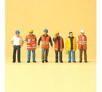 PREISER Ouvriers avec gilet de signalisation - HO 1/87 - PREISER 10420