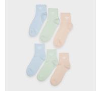 6 PACK - 1/4 SOCKS wonder mauve/linen green/grey one multicolore 40-42