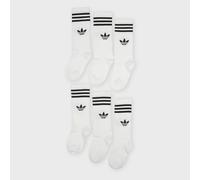 6 PACK - 3 Stripes Crew blanc 25-27