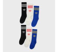 6 PACK - 3 Stripes Crew Socks multicolore 25-27