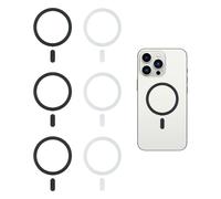 6 Pack Anneaux Magnétiques Compatibles avec MagSafe, Conversion Magnétique pour iPhone 15/14/13/12/Samsung Galaxy S22, Anneau Autocollant Charge sans Fill Compatible avec Coques Standard